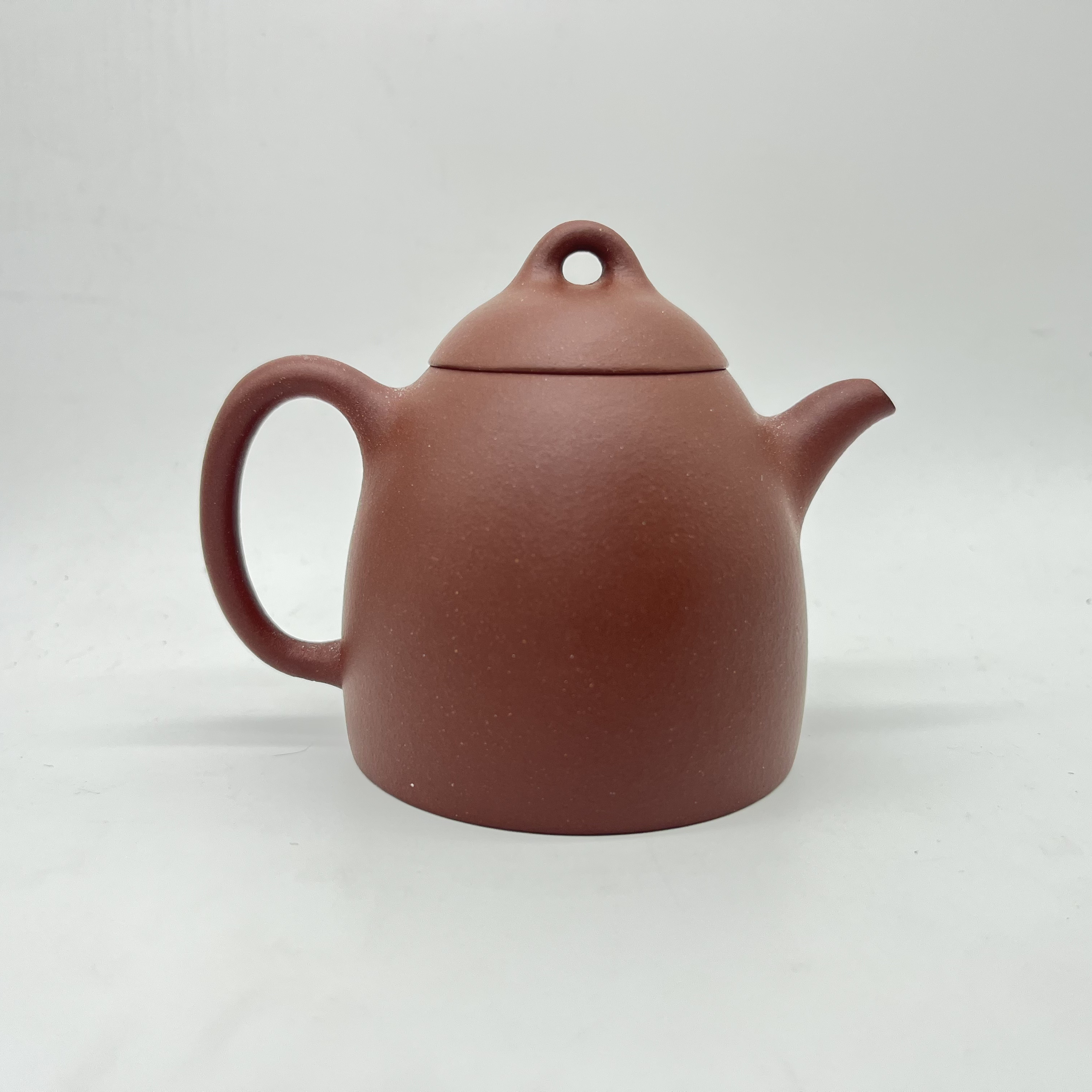 宜兴紫砂紫泥小秦权160cc纯手工精美秦权壶