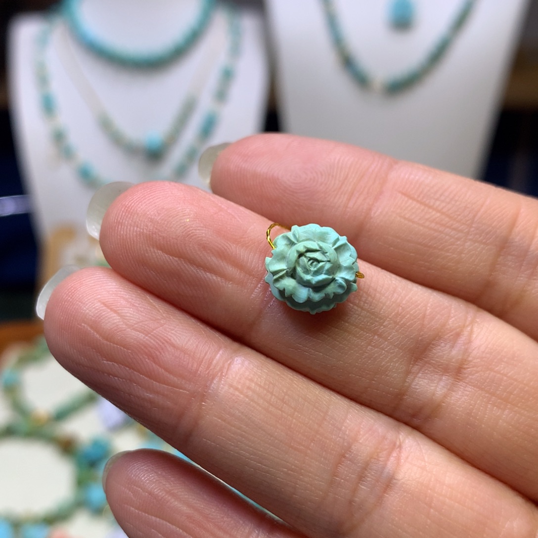 绿松石未镶嵌配饰