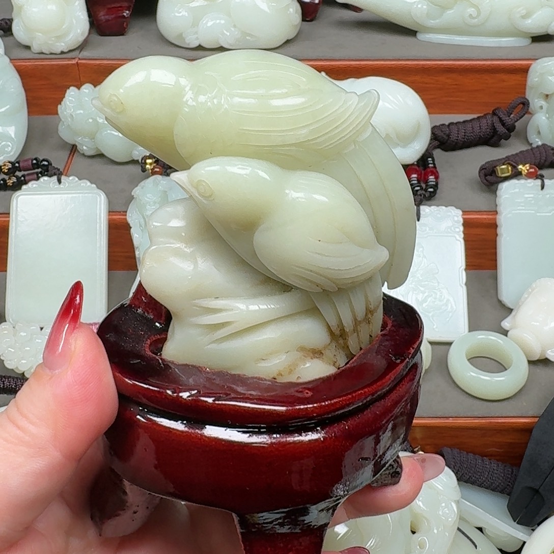 申***乐和田玉未镶嵌摆件