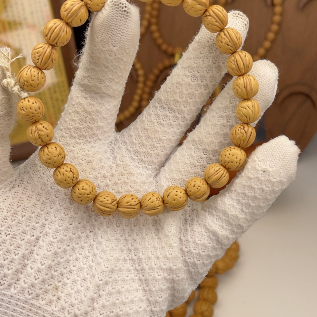 吊坠桃核野生东北无修满天星一道金