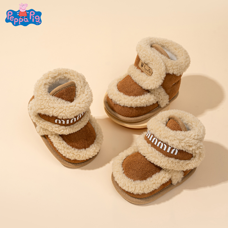 秋冬季婴儿软底鞋步前棉鞋0到1岁男女宝宝小月龄6-12个月加绒保暖