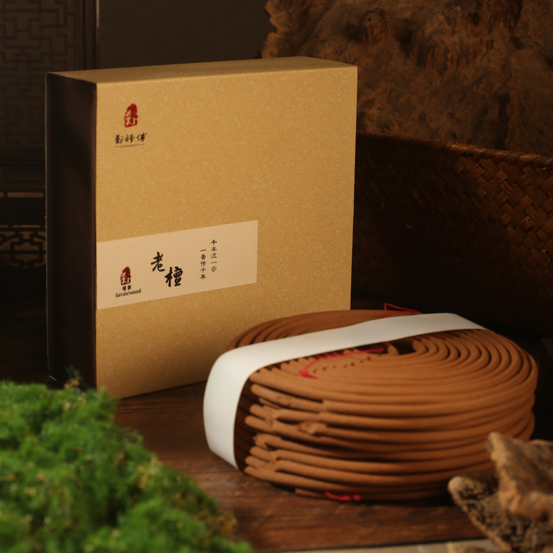 【郑师傅】老檀〔24小时盘香〕手作盘香 持久耐点东加老山檀香香薰