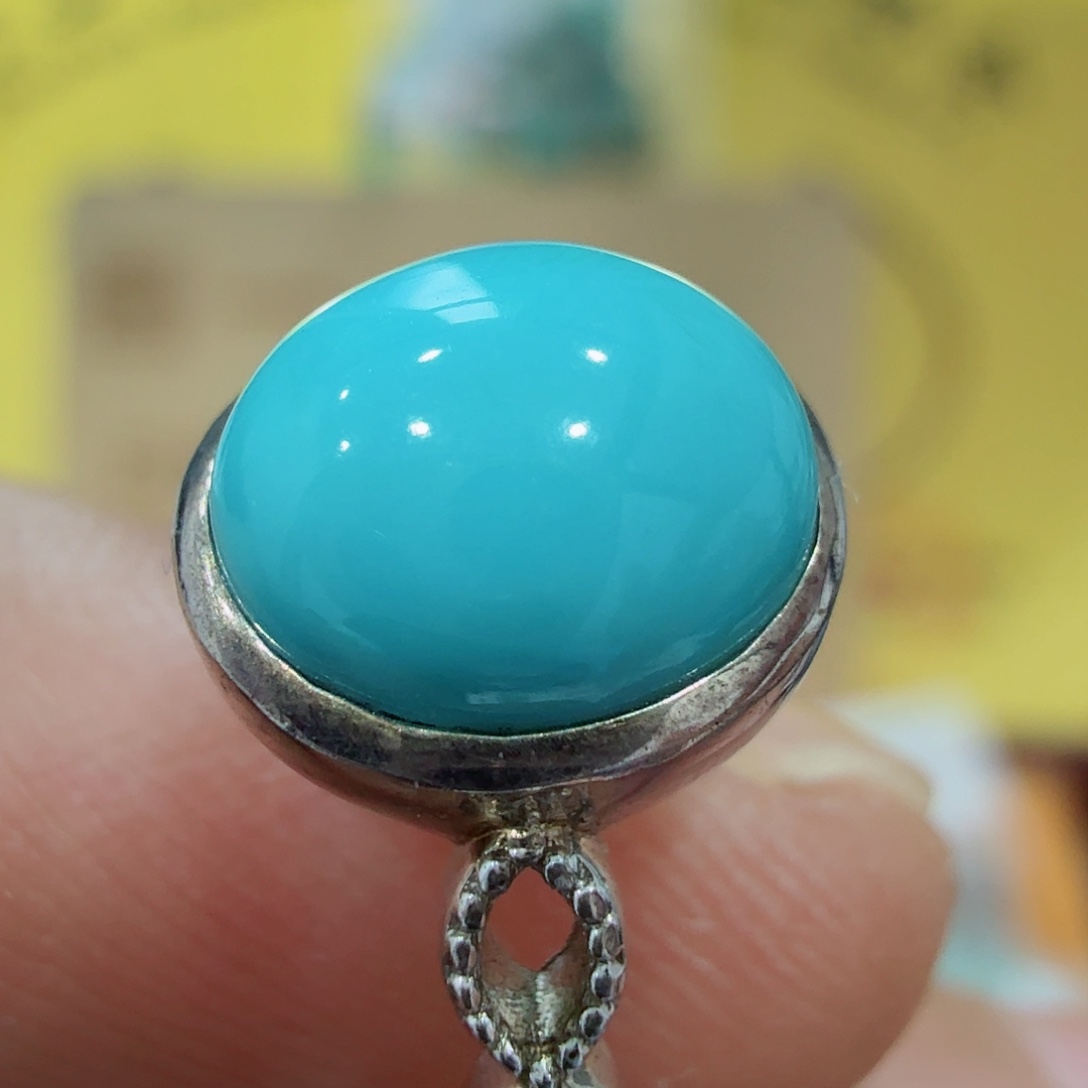 银S925镶嵌绿松石配饰