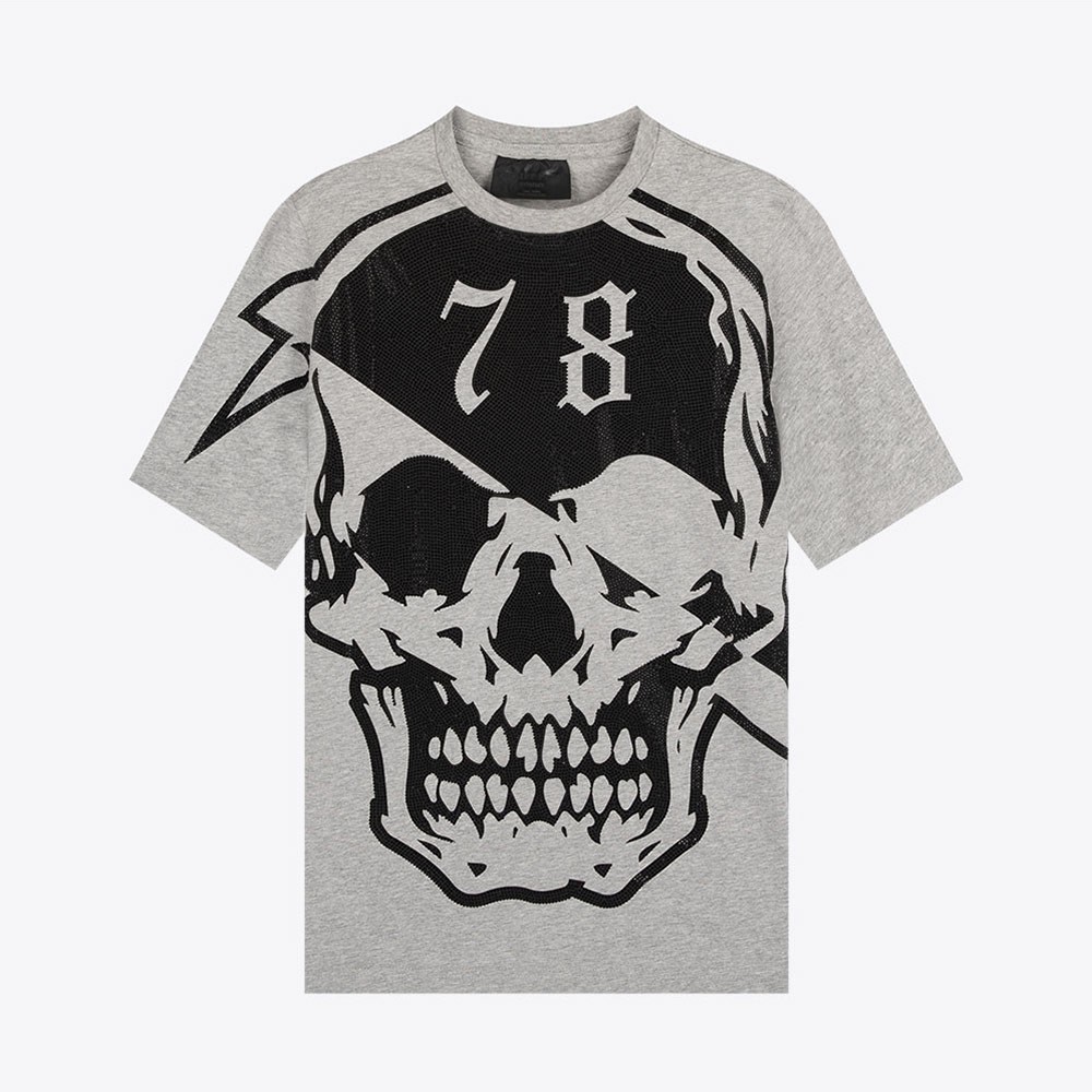 PHILIPP PLEIN PP骷髅男圆领短袖T恤FW16HM3409681046