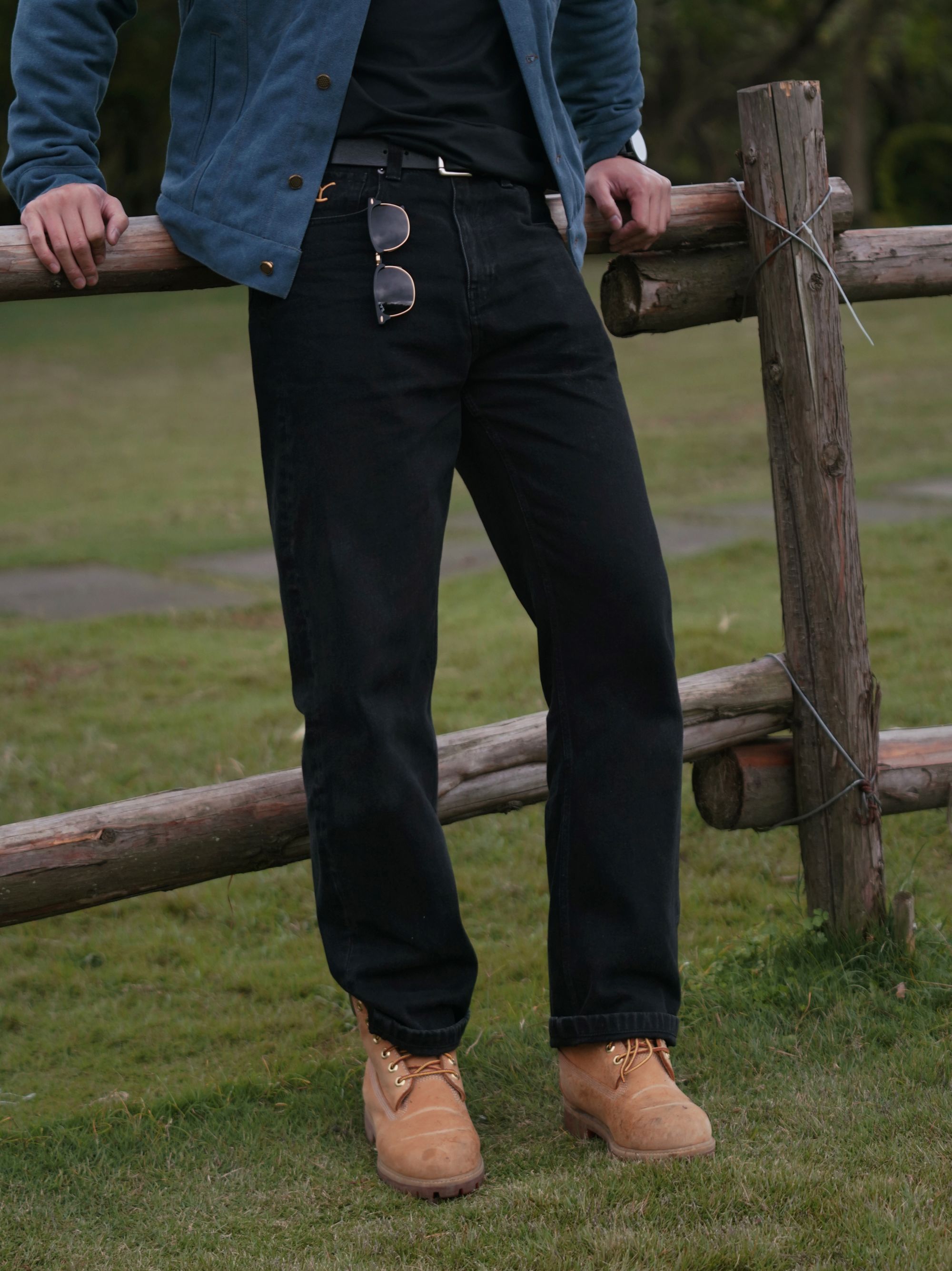 【破壳计划】“黄石黑牛”13.5盎司宽松直筒牛仔裤