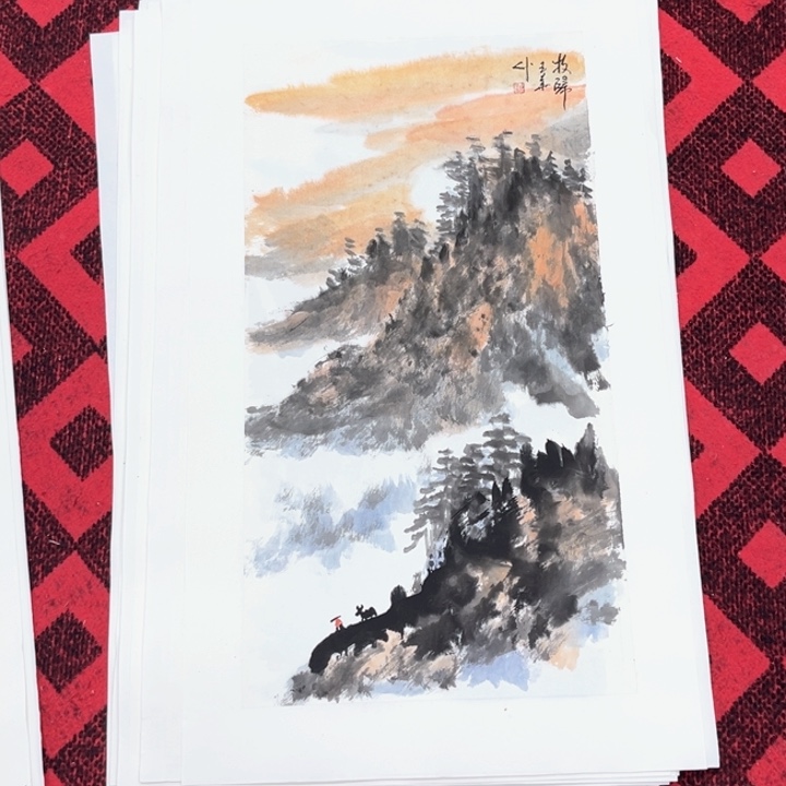 国画34/68纯手绘国画作品