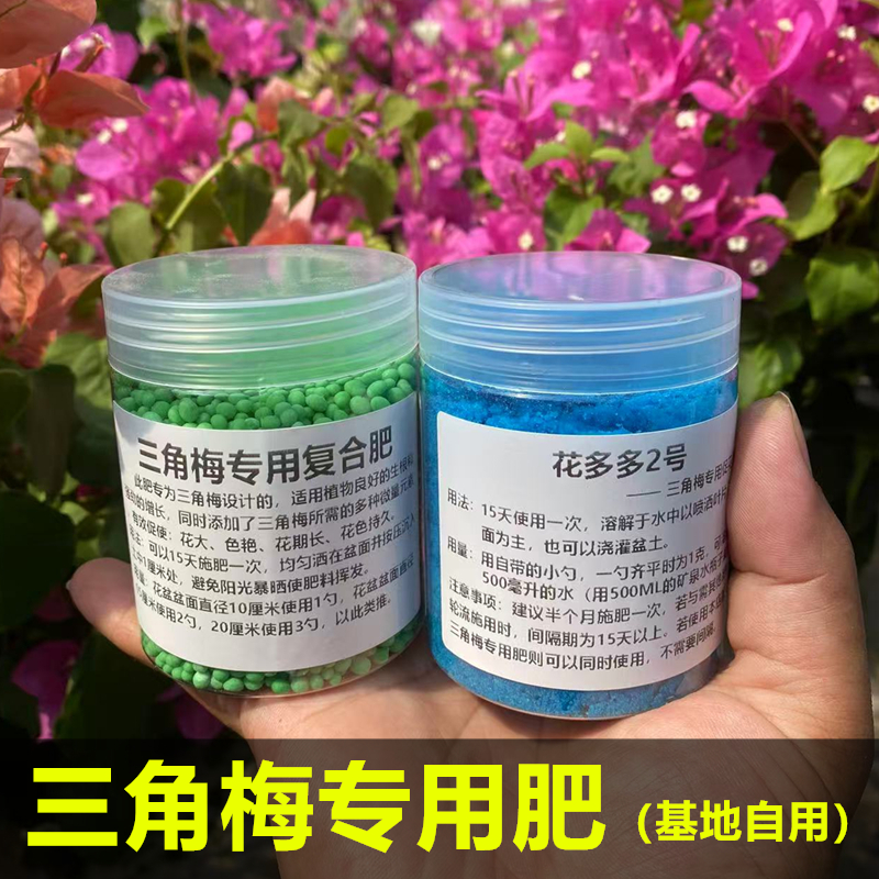 三角梅肥料 氮磷钾生长复合肥 花多多2号促花肥 基地自用型不伤根