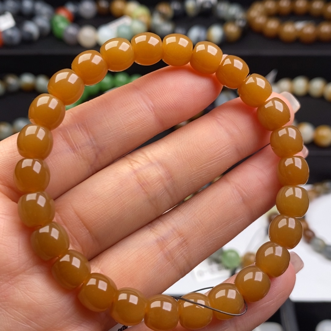 和田玉未镶嵌手串