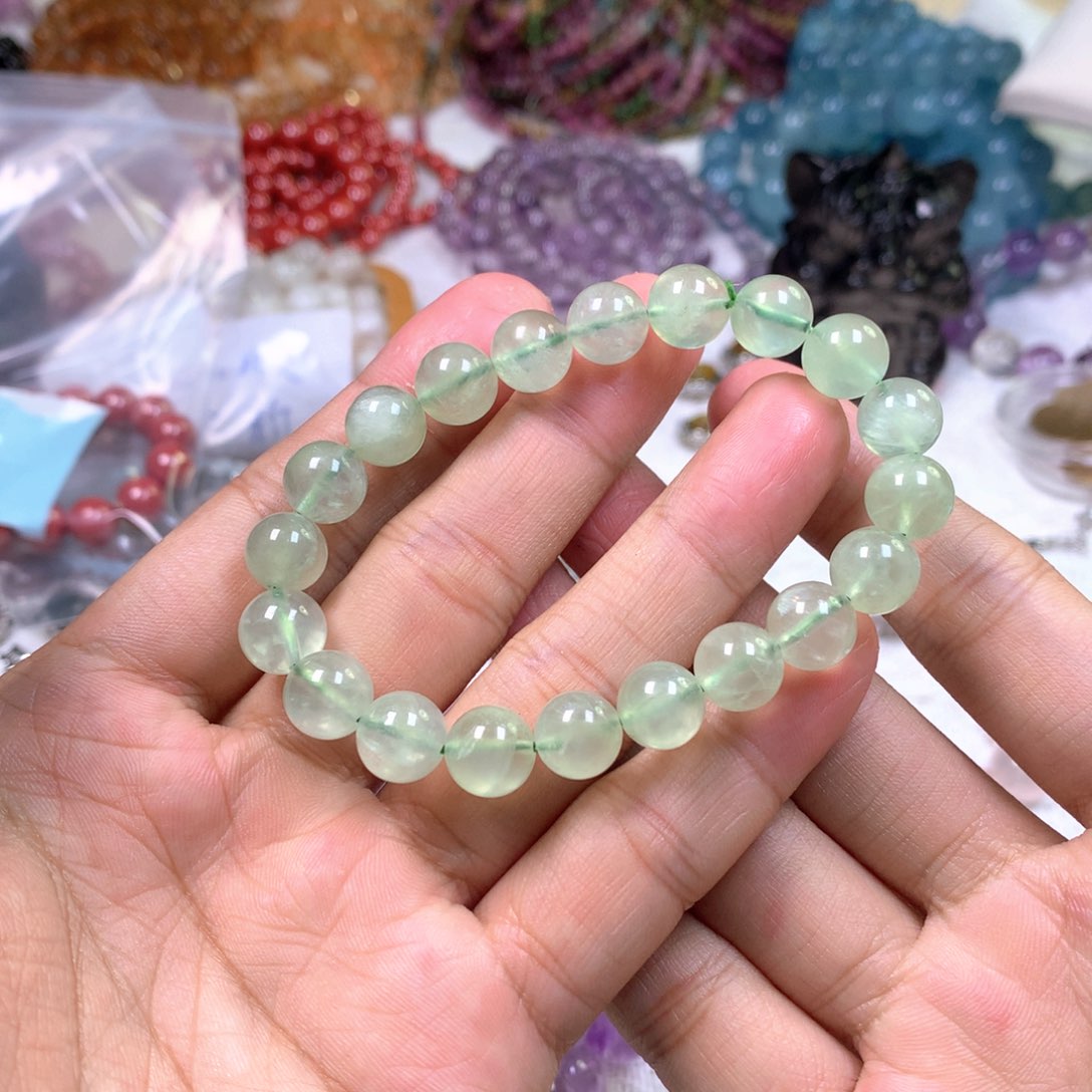 水晶手串未镶嵌天然水晶