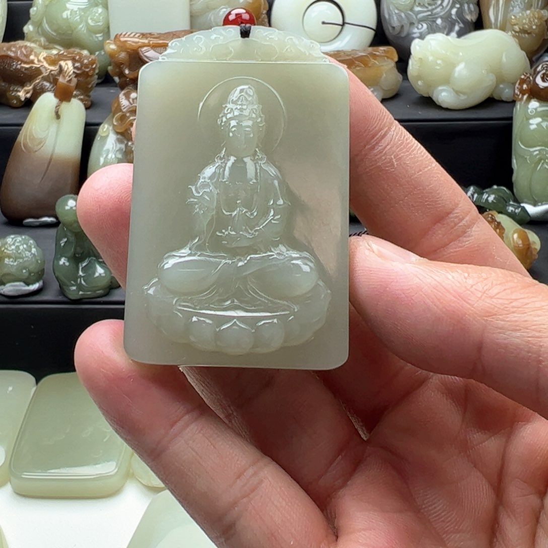 和田玉挂件未镶嵌