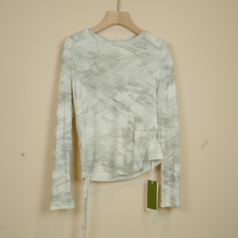 PARKVIEW/百芙川针织镂空长袖短款时尚百搭修身圆领套头HF2280-1