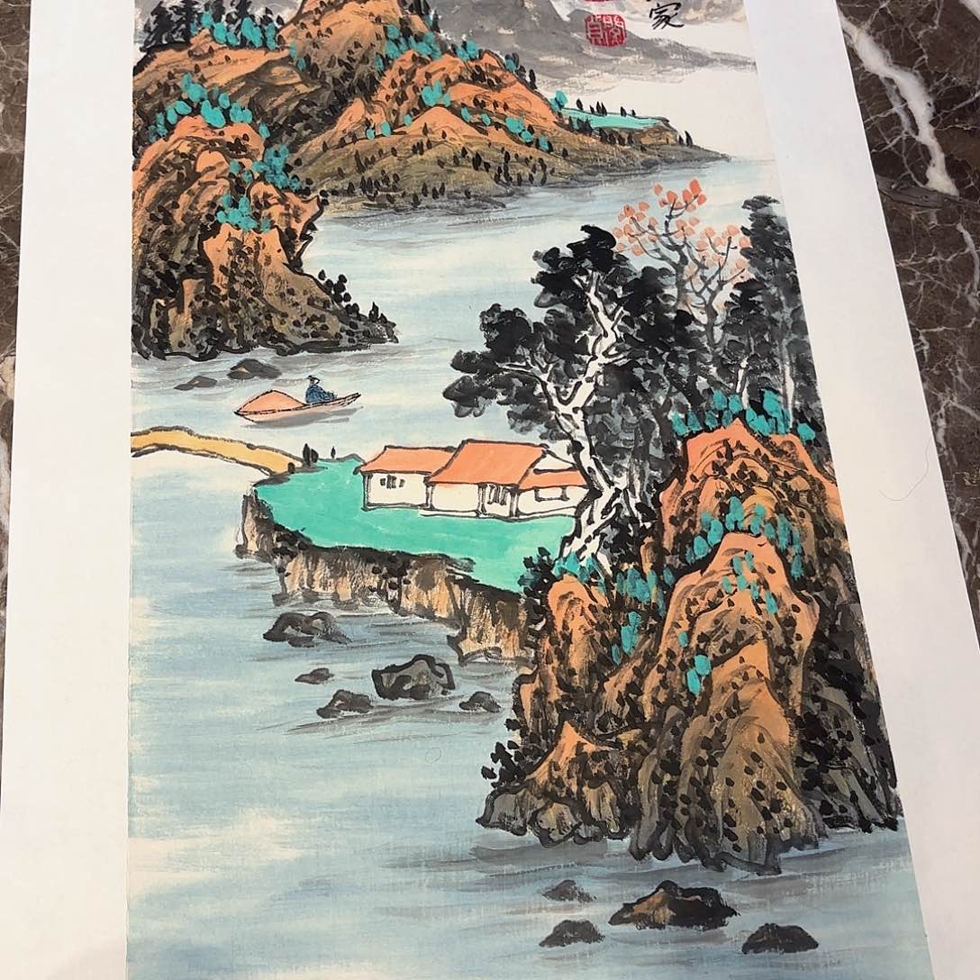 横款精品书画作品