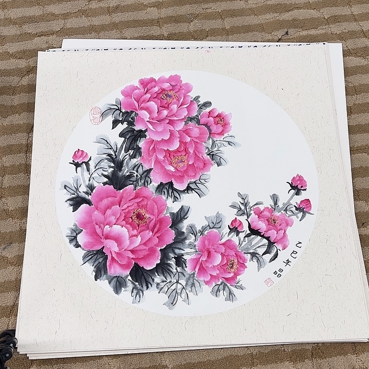 国画花鸟的翅膀和羽毛50.50