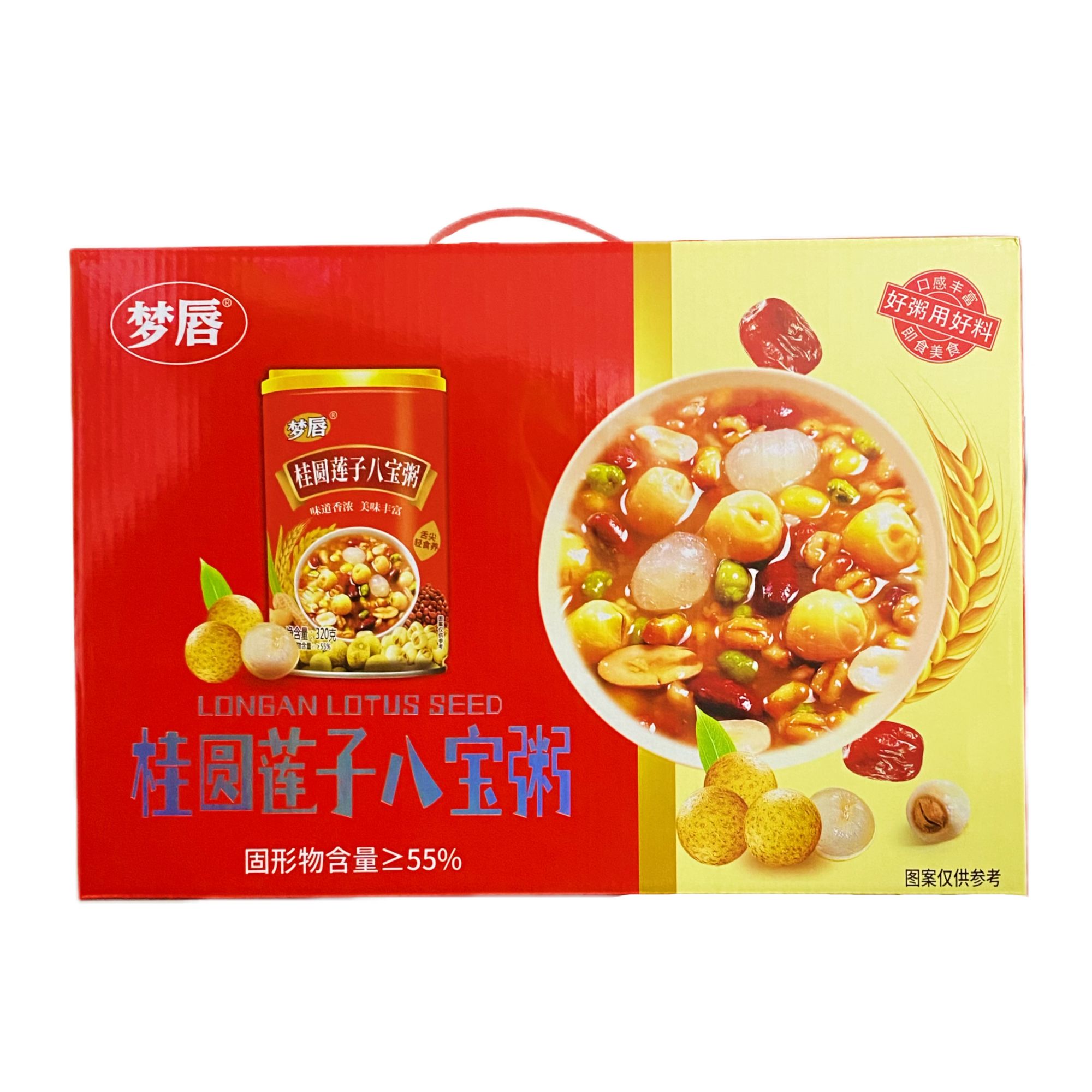 梦唇桂圆莲子八宝粥320g×12罐