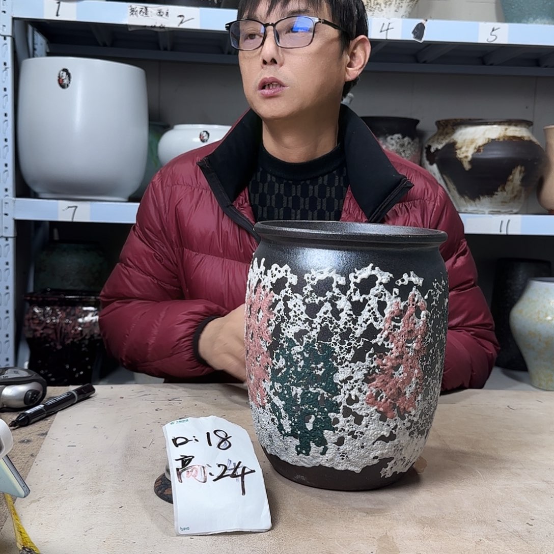 紫砂花盆尺寸18@24