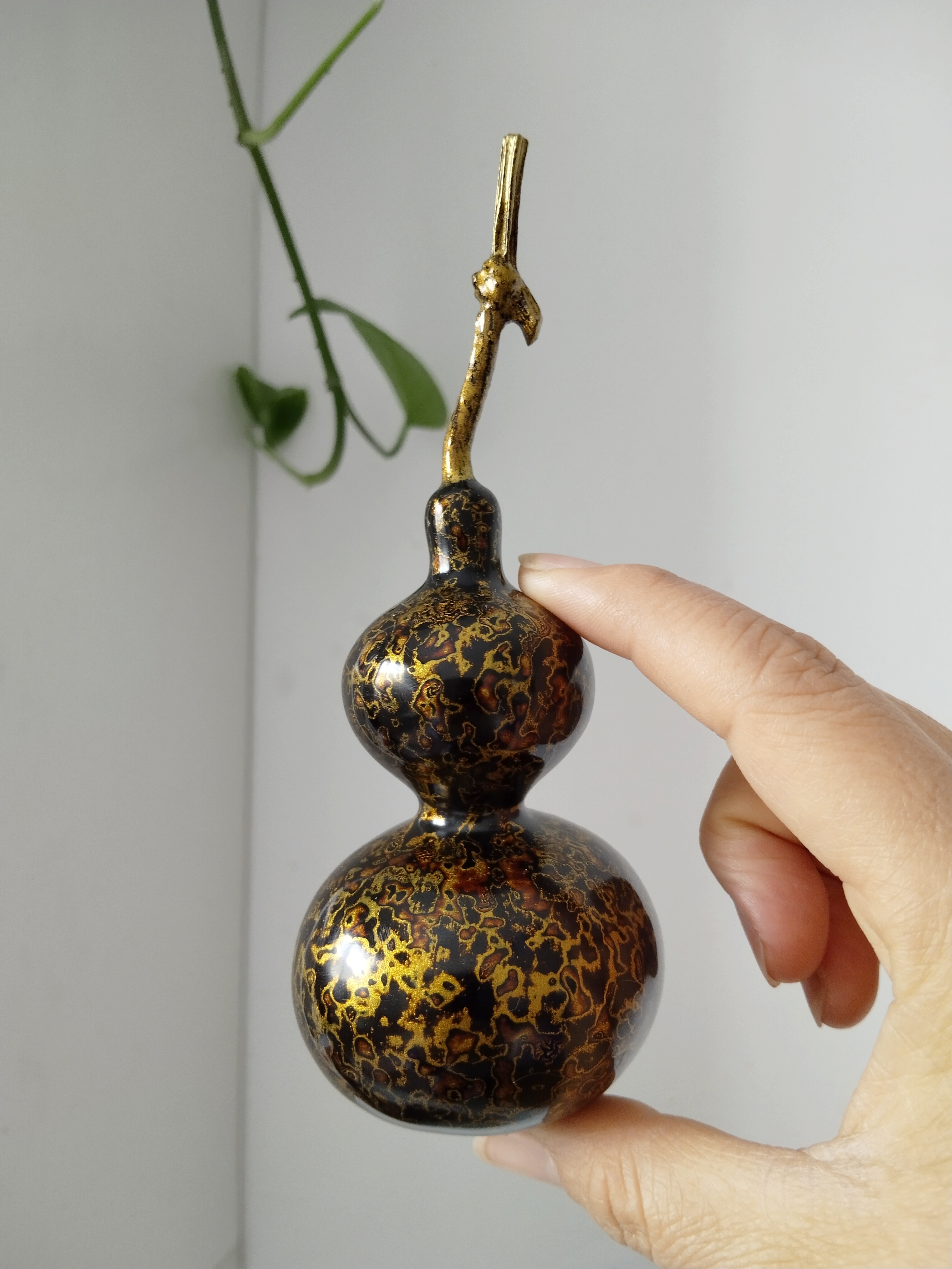 民间特色工艺品，天然大漆葫芦 ，非物质文化遗产大漆葫芦，