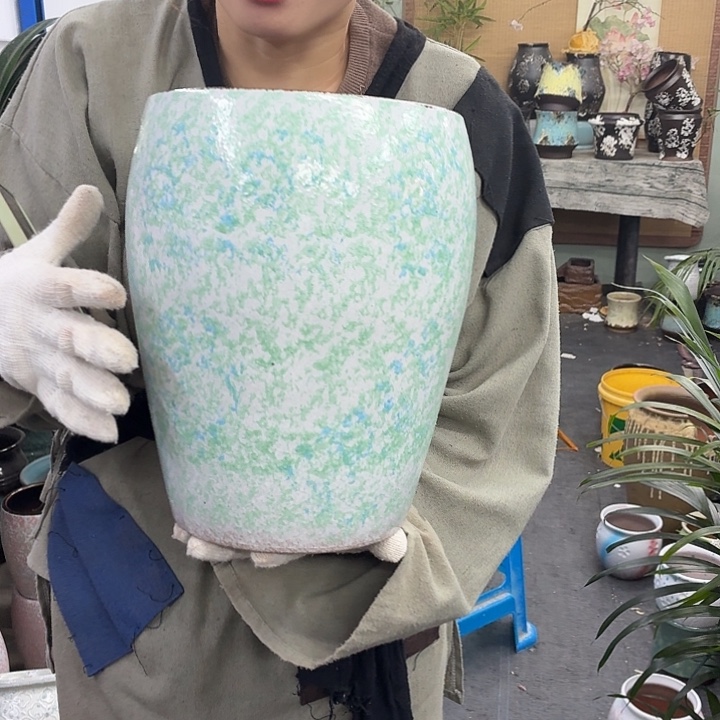 20×29 -粗陶花盆有孔-买买买