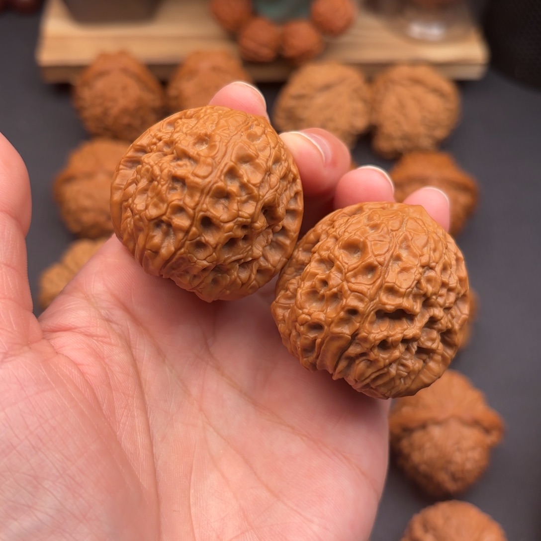 文玩核桃把件团圆40