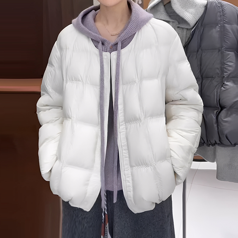 2025新款宽松爆款排骨短款韩版气质保暖冬季女装百搭风棉服外套