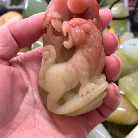 蛇纹石玉未镶嵌手把件