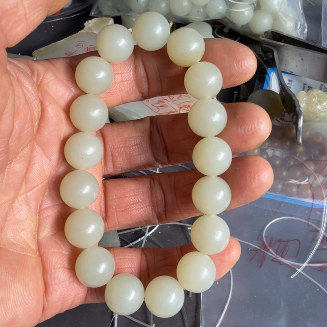 和田玉手链未镶嵌