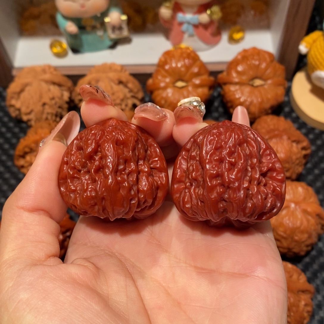 吊坠桃核36.6玉化平谷聚宝盆，0579