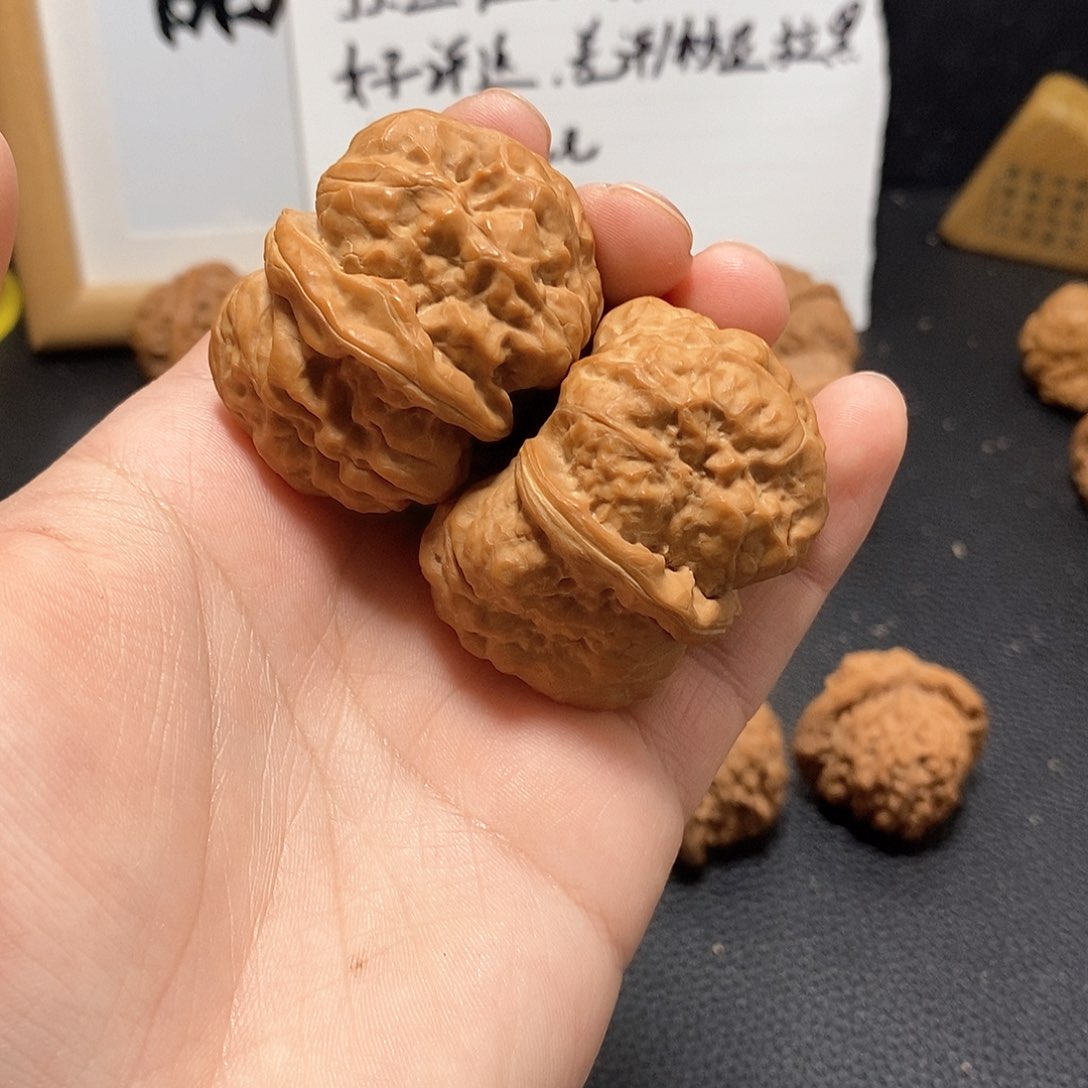 文玩核桃把件安*安蛤蟆