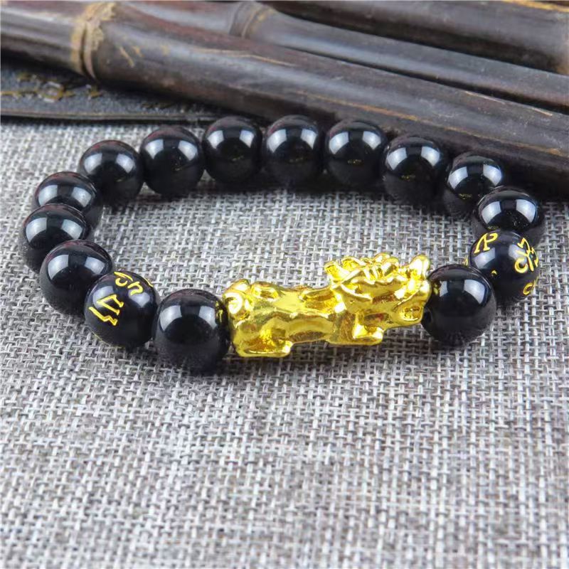 招财福星高照时来运转家居创意饰品黑色珠珠SSS
