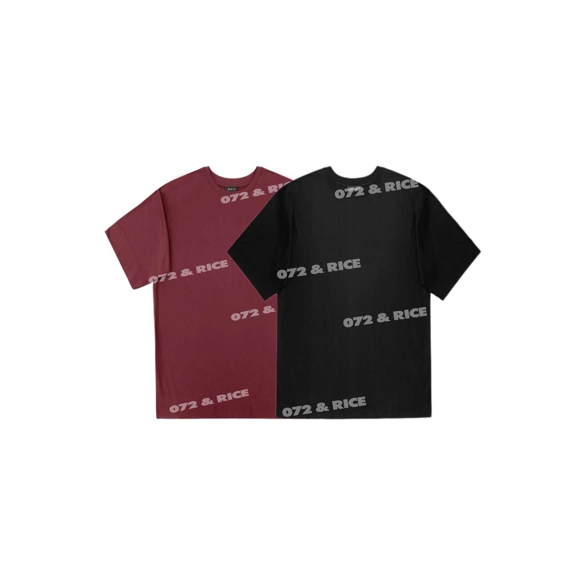 072 & RICE【马爹利】100纯棉 夏季圆领短袖T恤 24NB074Z FF1212