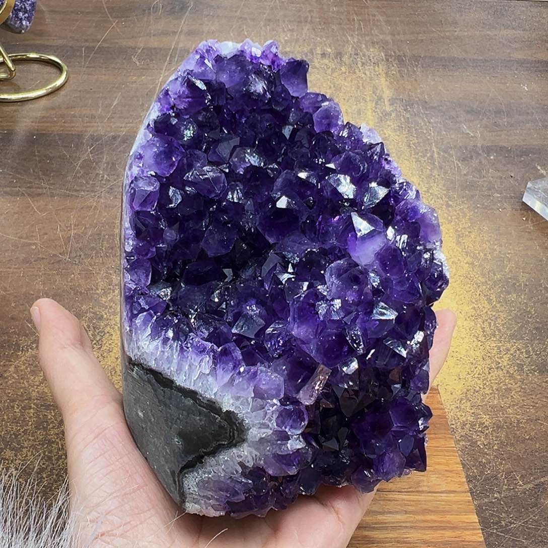 紫晶摆件未镶嵌晶体