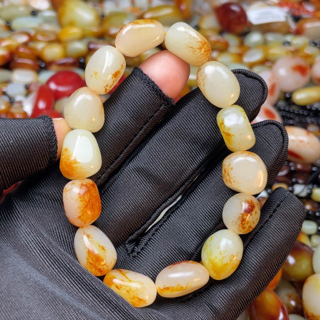 和田玉手链未镶嵌