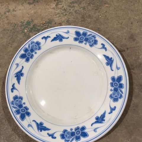 醴陵高温瓷器炸福利23厘米微瑕群力瓷90