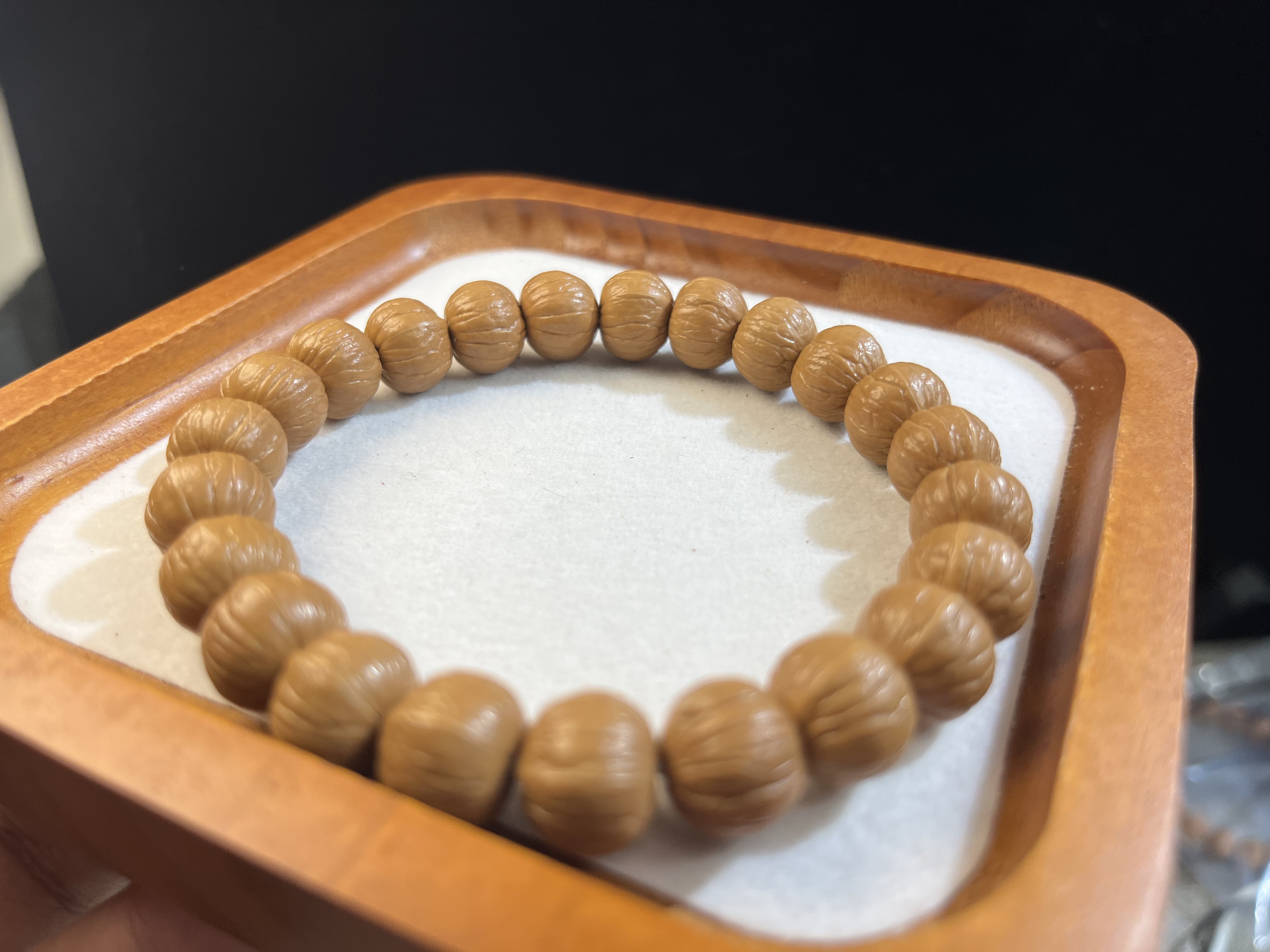 【然弟出品】老树矮桩飞碟南瓜边肚同尺后头核桃手串