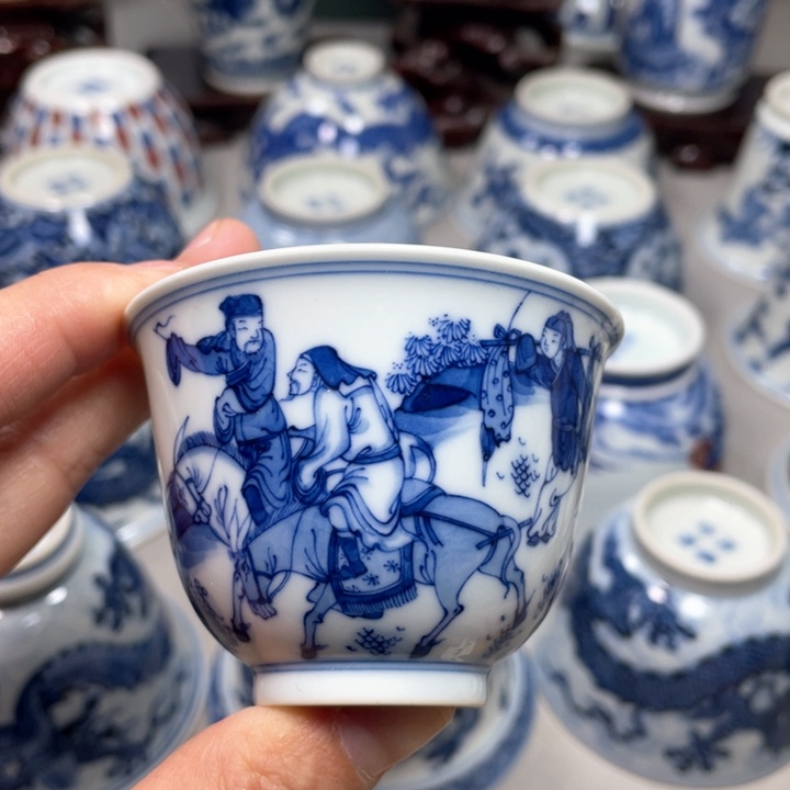 摆件景德镇陶瓷现代手工陶瓷茶具