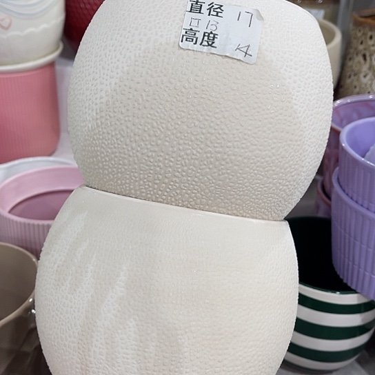 多肉绿植陶瓷花盆，9.9包邮，有孔