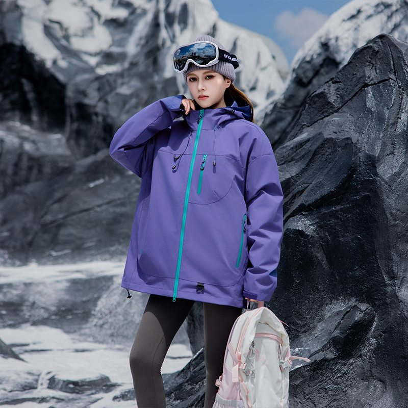 【一衣三穿】7870七型男女同款外套秋冬保暖多巴胺可拆卸内胆外套