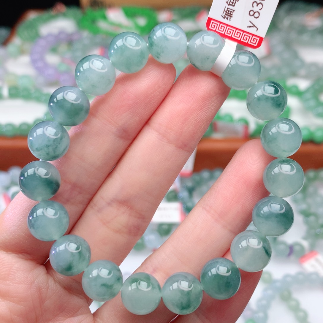 翡翠手链未镶嵌翡翠10mm