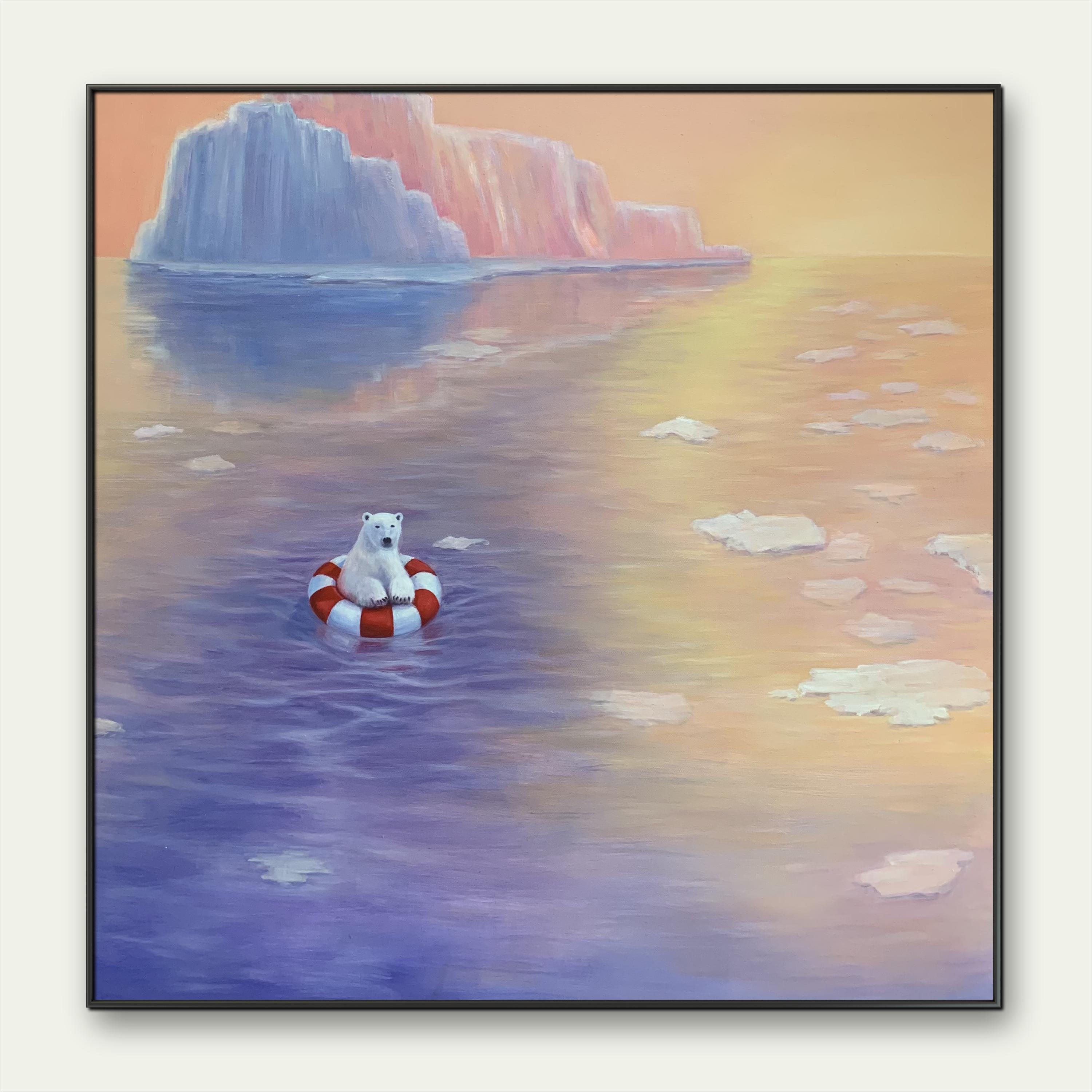 纯手绘原创作品100*100厘米