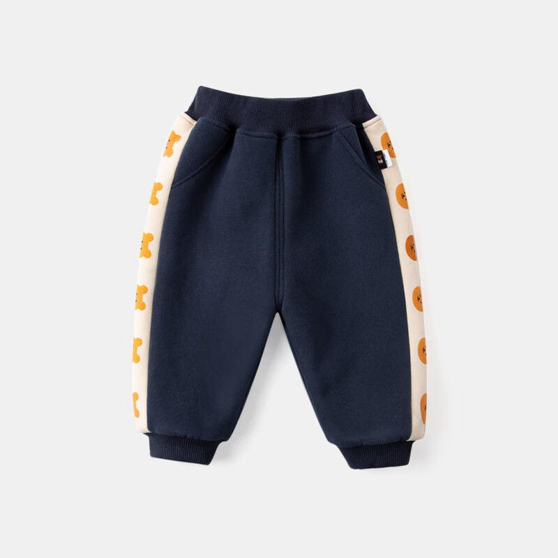 【直播专享】嘟嘟家宝宝加绒裤子冬季男童洋气休闲裤保暖冬装婴儿