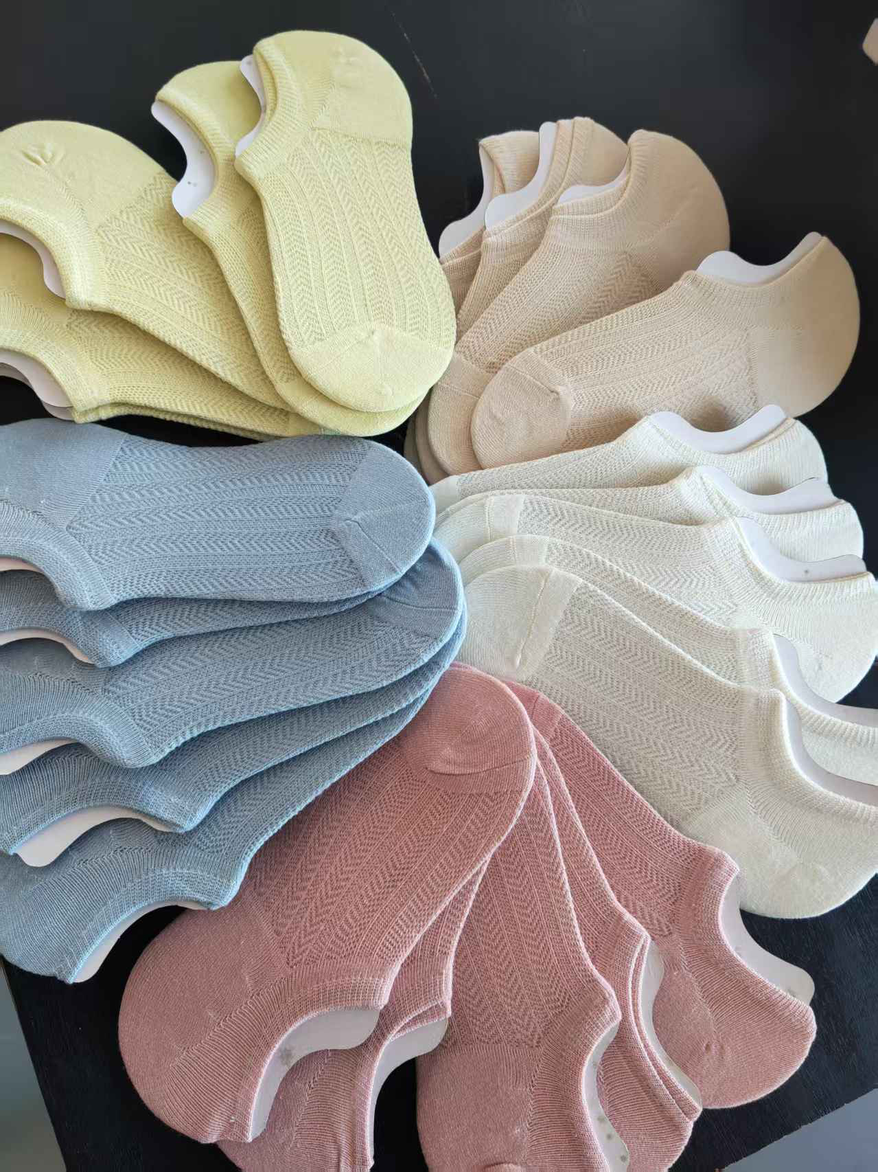 船袜女无骨纯棉夏季薄款防臭吸汗隐形浅口短袜网眼透气女士袜子