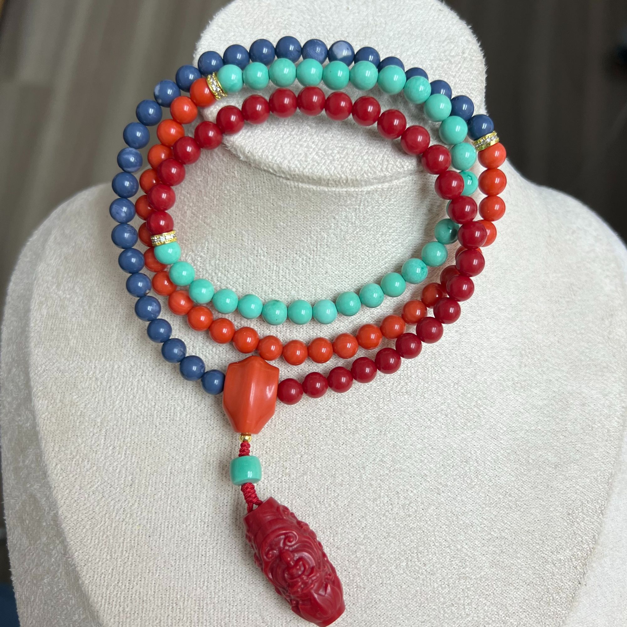 【沐言优选】姑娘加松松6m圆珠毛衣链A527