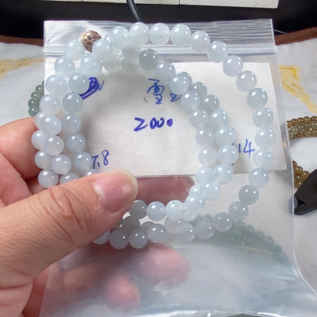 定制翡翠未镶嵌翡翠定制项链