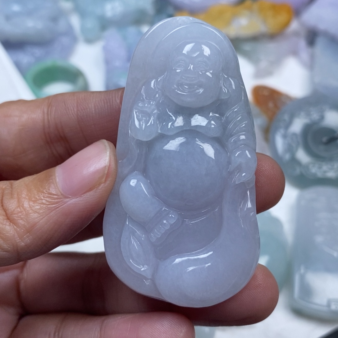 颈饰未镶嵌翡翠志*翡翠