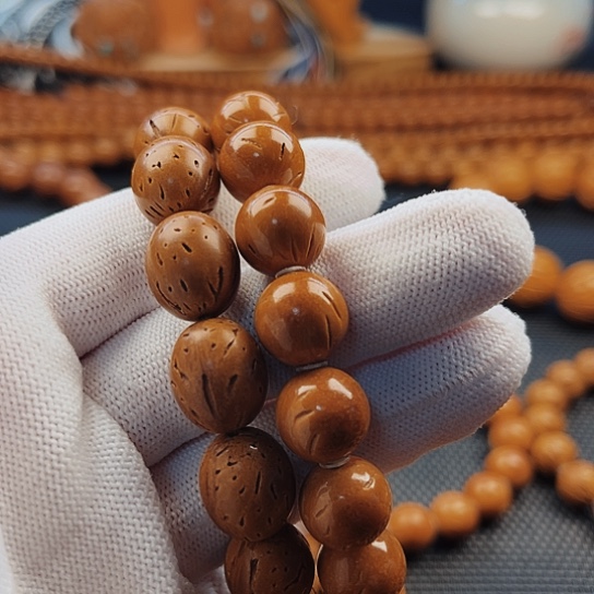 桃核吊坠跟**心12枣珠加12龙纹