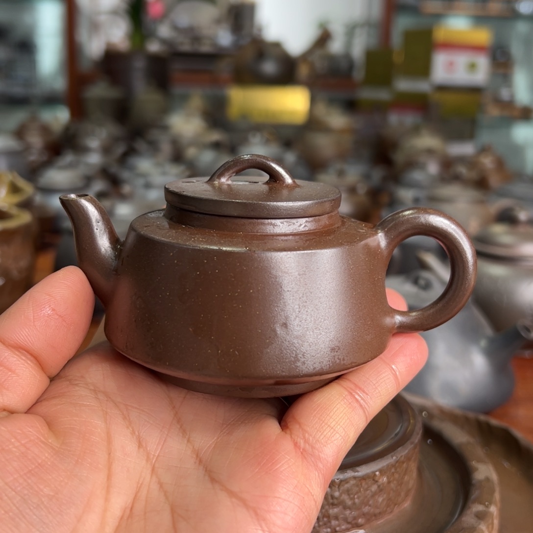 贵台龙窑柴烧茶壶160