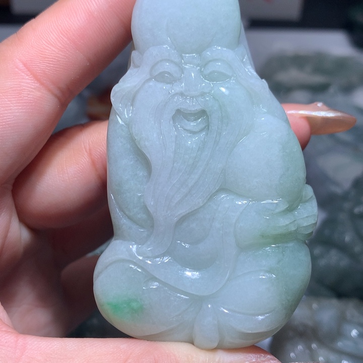 翡翠未镶嵌颈饰保真天然A货翡翠