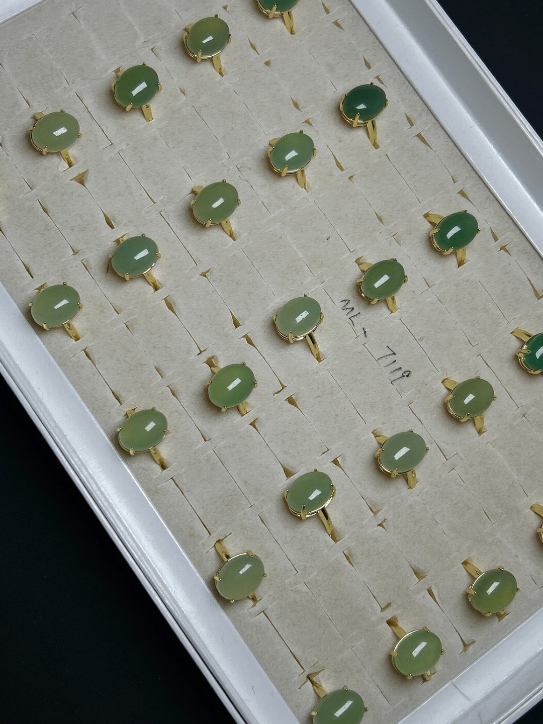 673-新款 东陵玉 大蛋面 戒指（多样性发其一）