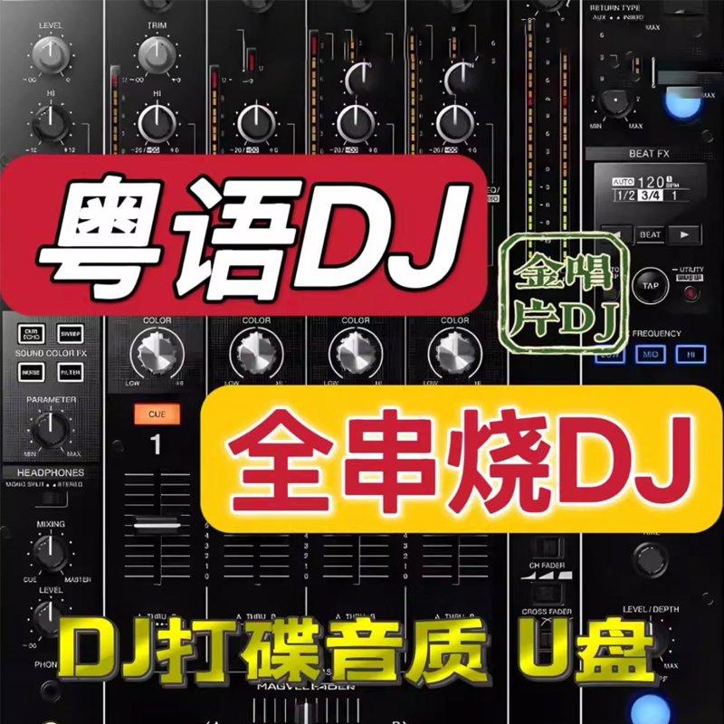 【十二专属】全粤语DJ音乐U盘流行DJ串烧高音质超低音车载U盘26