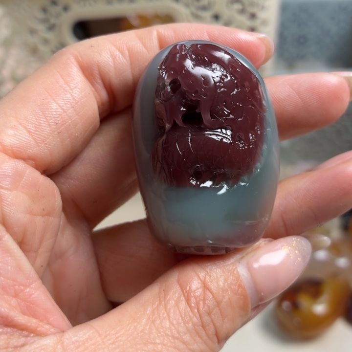 玛瑙/玉髓未镶嵌吊坠(不含链)