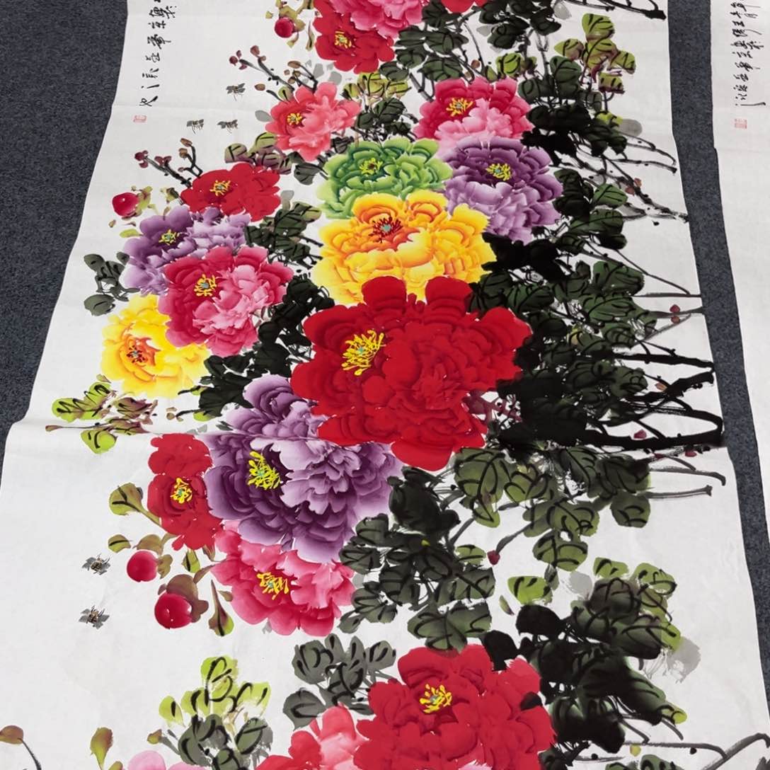 国画国画老师手绘作品